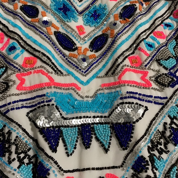 NWT Parker beaded sequin embellished dress - Picture 9 of 9